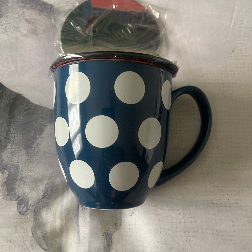 Steeped tea spot on mug